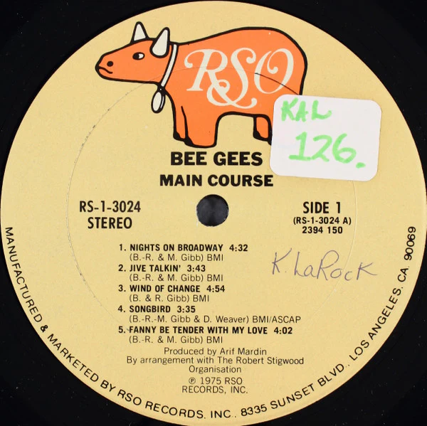 Bee Gees - Main Course (LP, Album, RE, Pit) (Very Good (VG)) - Image 3