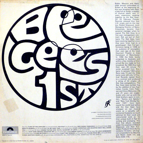 Bee Gees - The Bee Gees 1st (LP, Album) (Very Good Plus (VG+)) - Image 3