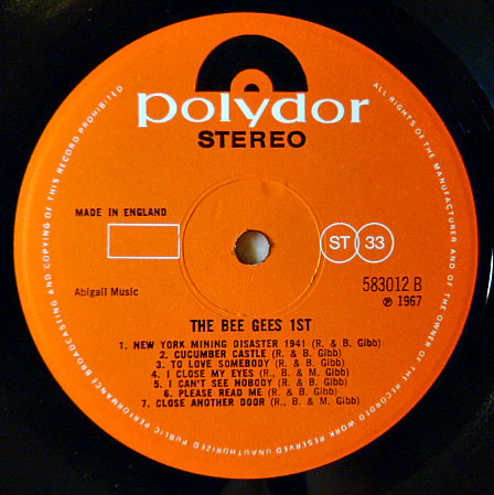Bee Gees - The Bee Gees 1st (LP, Album) (Very Good Plus (VG+)) - Image 5