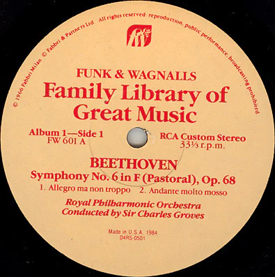 Ludwig van Beethoven - Symphony No.6 (Pastoral) (LP, Album, Ind) (Near Mint (NM or M-)) - Image 3