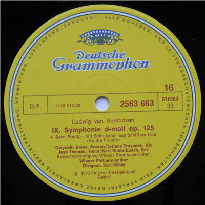 Ludwig van Beethoven – Wiener Philharmoniker, Karl Böhm - 9 Symphonien (8xLP + Box) (Near Mint (NM or M-)) - Image 2