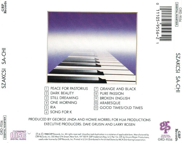 Béla Szakcsi Lakatos - Sa-chi (CD) (Near Mint (NM or M-)) - Image 2