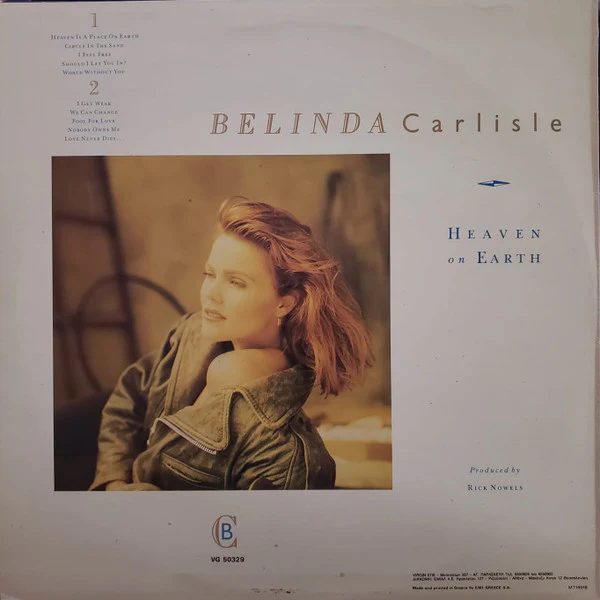 Belinda Carlisle - Heaven On Earth (LP, Album) (Very Good Plus (VG+)) - Image 2