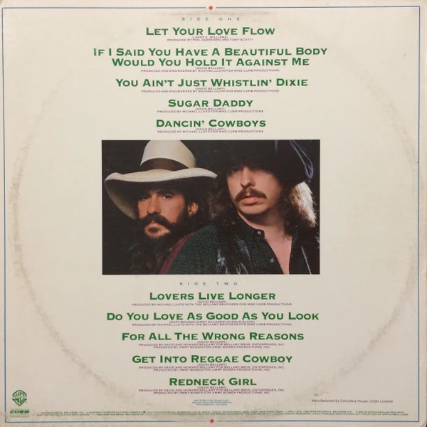 Bellamy Brothers - Greatest Hits (LP, Comp, Club) (Very Good Plus (VG+)) - Image 2