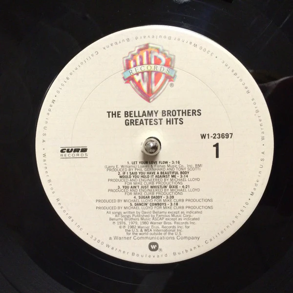 Bellamy Brothers - Greatest Hits (LP, Comp, Club) (Very Good Plus (VG+)) - Image 3