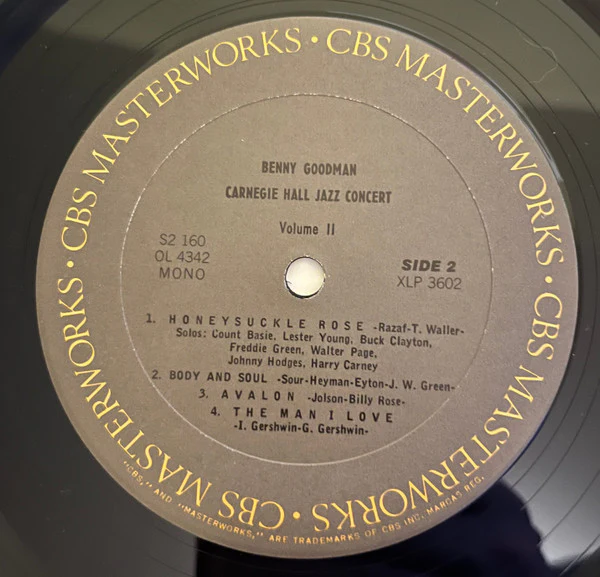 Benny Goodman - The Famous 1938 Carnegie Hall Jazz Concert (2xLP, Mono, RE, UPC + Box) (Very Good Plus (VG+)) - Image 3