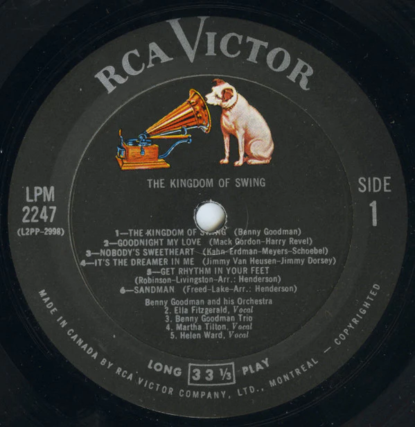 Benny Goodman - The Kingdom Of Swing (LP, Comp) (Very Good Plus (VG+)) - Image 3