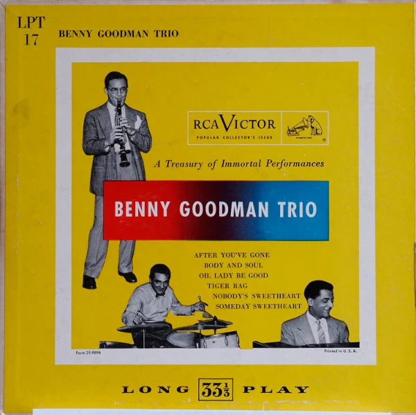 Benny Goodman Trio - Benny Goodman Trio (A Treasury Of Immortal Performances) (10", Comp) (Very Good (VG))