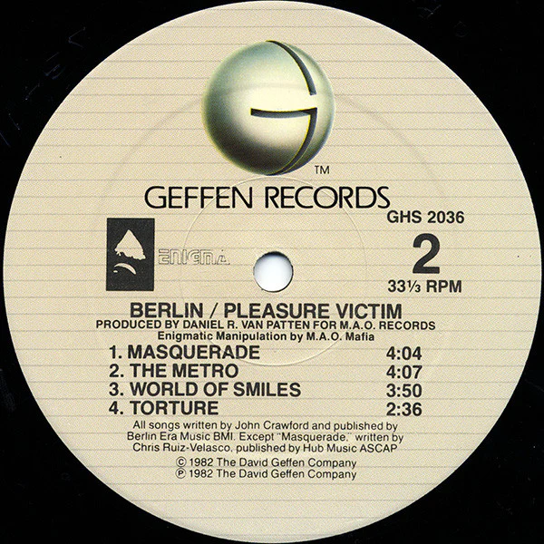 Berlin - Pleasure Victim (LP, Album, RE, All) (Very Good Plus (VG+)) - Image 4