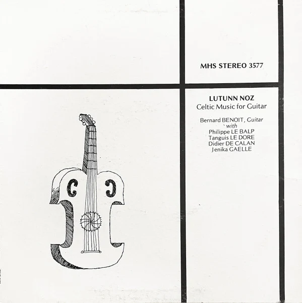 Bernard Benoit - Lutunn Noz: Celtic Music For Guitar (LP, Album) (Very Good (VG))