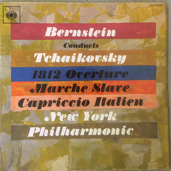 Leonard Bernstein Conducts Pyotr Ilyich Tchaikovsky, New York Philharmonic - 1812 Overture / March Slave / Capriccio Italien (LP, Album, Mono) (Very Good Plus (VG+))