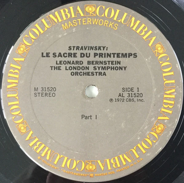 Leonard Bernstein, London Symphony Orchestra - Igor Stravinsky - Le Sacre Du Printemps (LP, Album) (Near Mint (NM or M-)) - Image 3