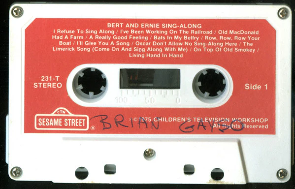 Bert - Bert & Ernie Sing-Along (Cass, Album) (Near Mint (NM or M-)) - Image 2