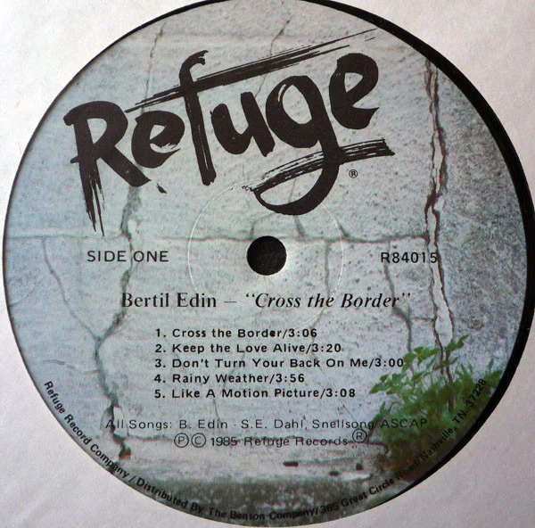 Bertil Edin - Cross The Border (LP) (Very Good Plus (VG+)) - Image 3