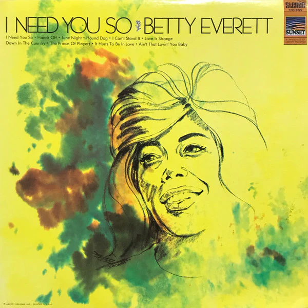 Betty Everett - I Need You So (LP, Comp) (Very Good Plus (VG+))