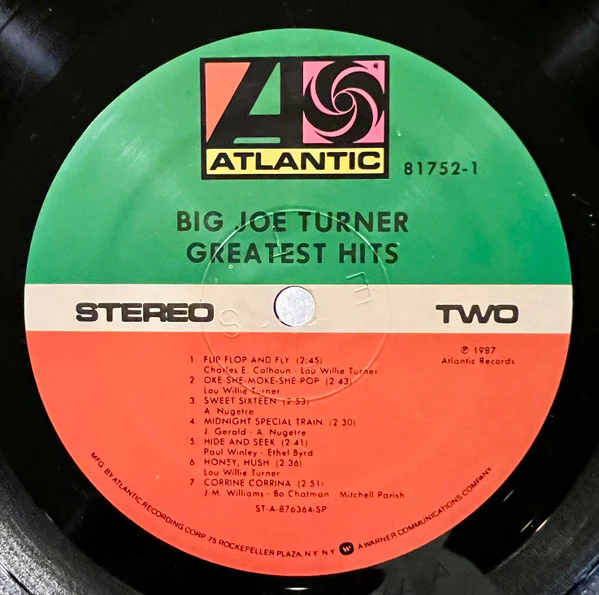 Big Joe Turner - Greatest Hits (LP, Comp, AR) (Near Mint (NM or M-)) - Image 4
