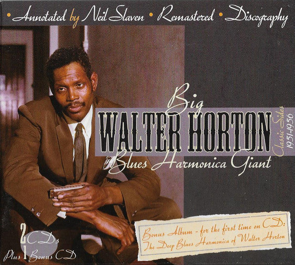 Big Walter Horton* - Blues Harmonica Giant (Classic Sides 1951-1956) (3xCD, Comp, RM) (Near Mint (NM or M-))