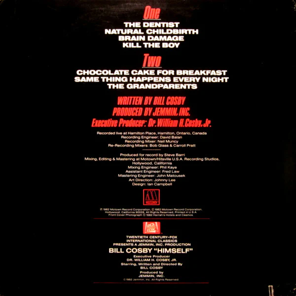 Bill Cosby - Himself (LP, Album) (Near Mint (NM or M-)) - Image 2