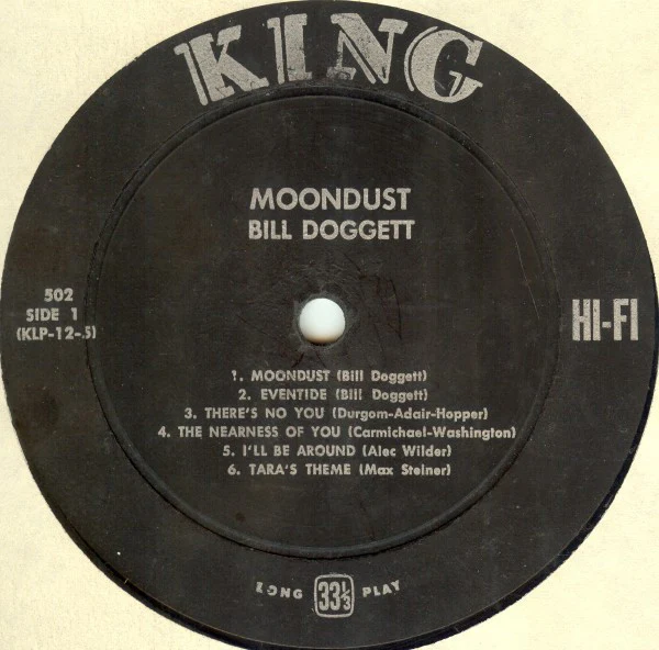 Bill Doggett - Moon Dust (LP, Album, Mono) (Good Plus (G+)) - Image 2