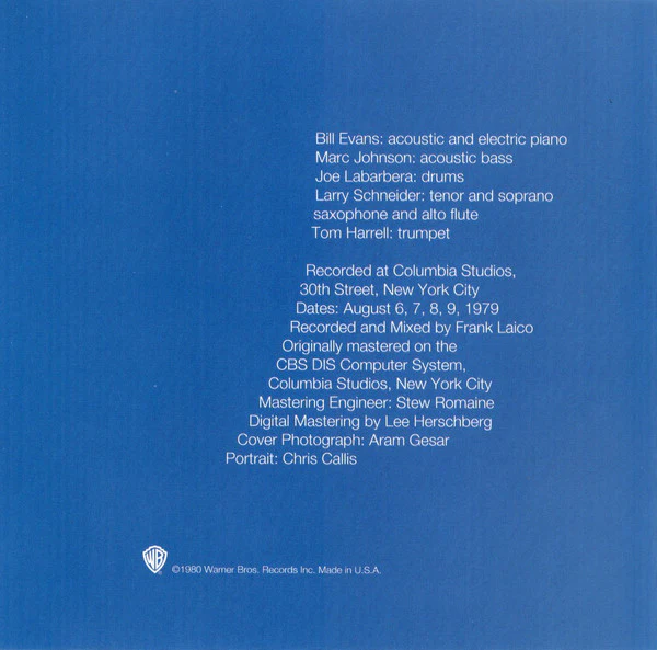 Bill Evans - We Will Meet Again (CD, Album, RE) (Near Mint (NM or M-)) - Image 4