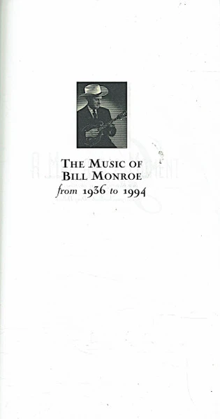 Bill Monroe - The Music Of Bill Monroe (From 1936 to 1994) (4xCass, Comp + Box, Comp) (Very Good Plus (VG+)) - Image 3