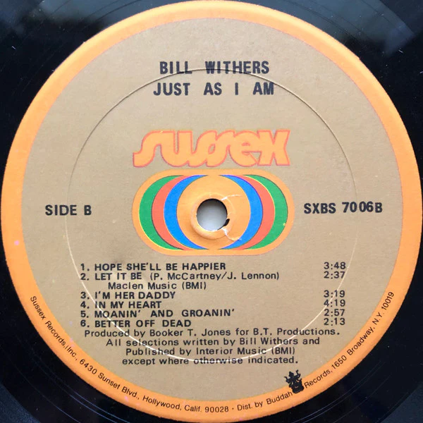 Bill Withers - Just As I Am (LP, Album, Son) (Near Mint (NM or M-)) - Image 4