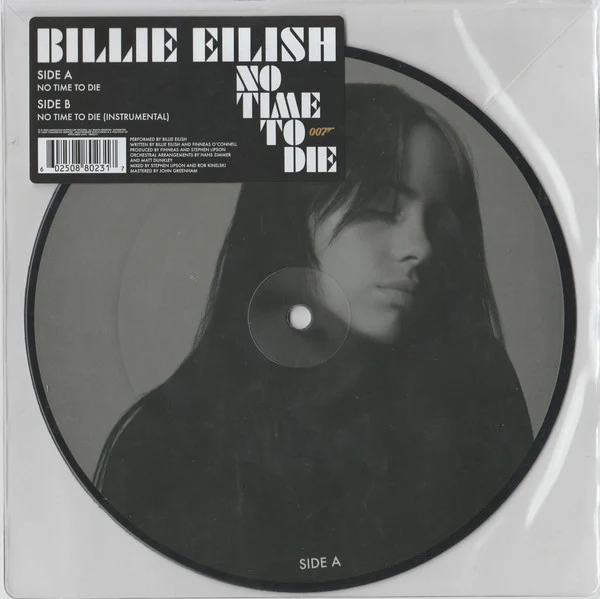 Billie Eilish - No Time To Die (7", Single, Ltd, Pic) (Near Mint (NM or M-))