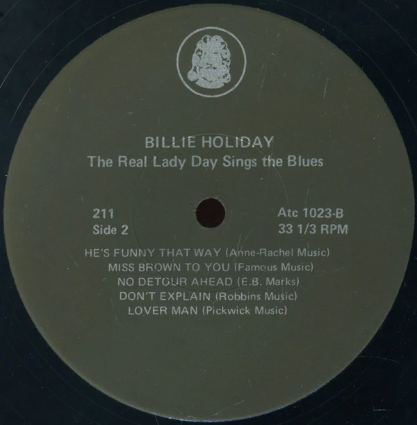 Billie Holiday - The Real "Lady Day" Sings The Blues (LP, Comp) (Very Good Plus (VG+)) - Image 4