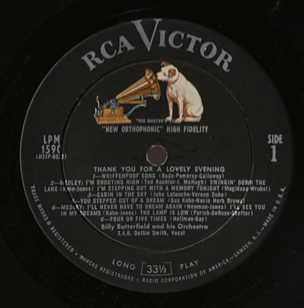 Billy Butterfield And His Orchestra - Thank You For A Lovely Evening (LP, Album, Mono) (Very Good Plus (VG+)) - Image 3