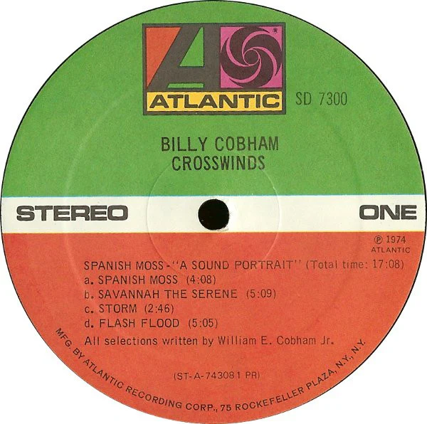Billy Cobham - Crosswinds (LP, Album, PR ) (Very Good Plus (VG+)) - Image 3