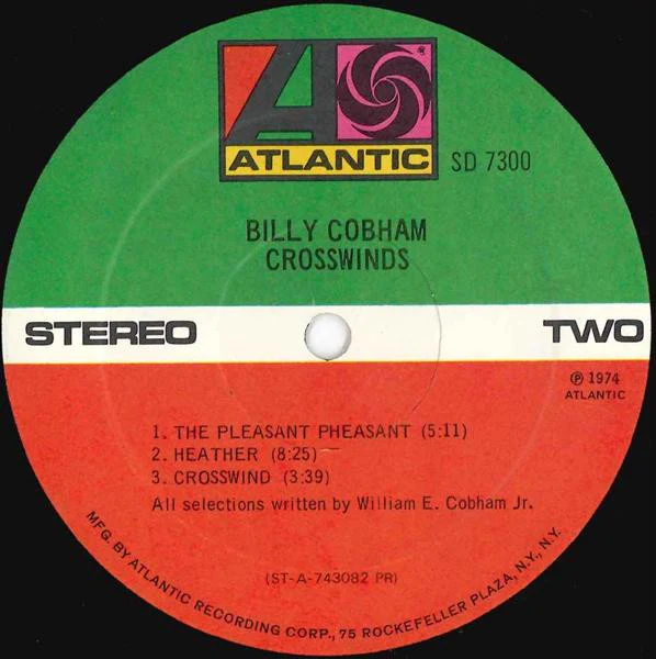 Billy Cobham - Crosswinds (LP, Album, PR ) (Very Good Plus (VG+)) - Image 4