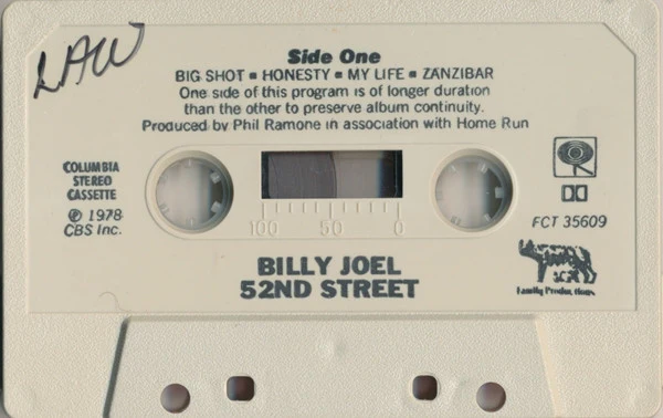 Billy Joel - 52nd Street (Cass, Album, Bei) (Very Good Plus (VG+)) - Image 3