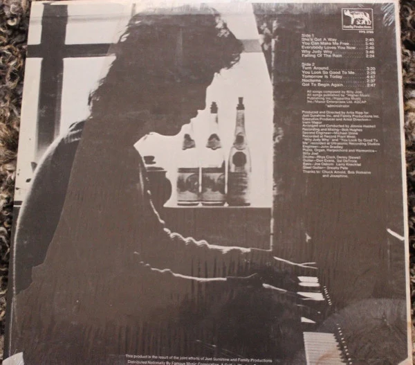 Billy Joel - Cold Spring Harbor (LP, Album, Mon) (Very Good Plus (VG+)) - Image 2