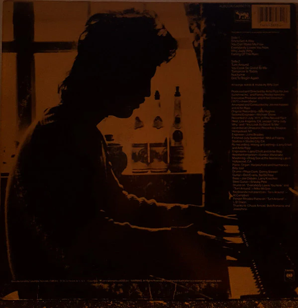 Billy Joel - Cold Spring Harbor (LP, Album, RE, Car) (Very Good Plus (VG+)) - Image 2