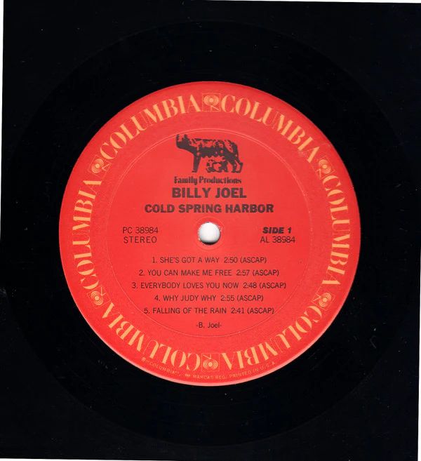 Billy Joel - Cold Spring Harbor (LP, Album, RE, Pit) (Very Good Plus (VG+)) - Image 3