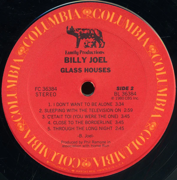Billy Joel - Glass Houses (LP, Album, Ter) (Very Good Plus (VG+)) - Image 4
