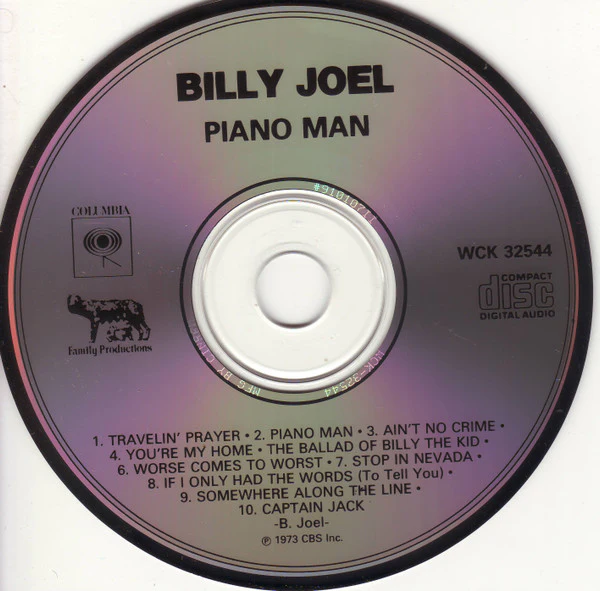 Billy Joel - Piano Man (CD, Album) (Very Good Plus (VG+)) - Image 3