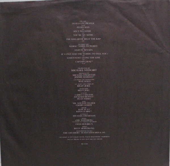 Billy Joel - Piano Man (LP, Album, Pit) (Very Good Plus (VG+)) - Image 5