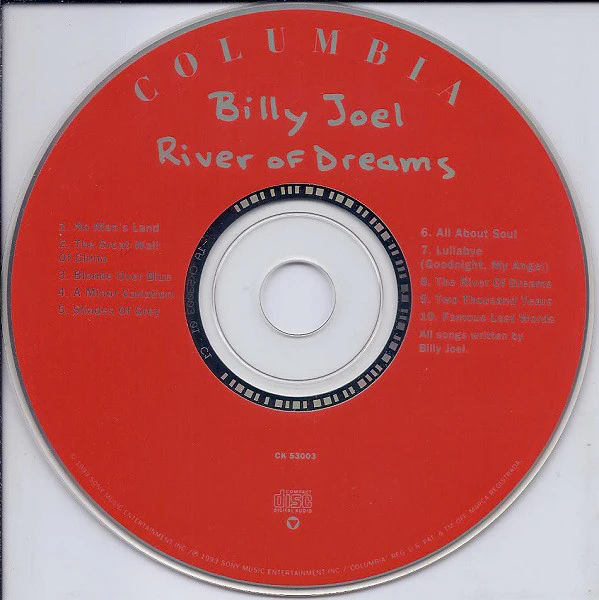 Billy Joel - River Of Dreams (CD, Album, Pit) (Near Mint (NM or M-)) - Image 3