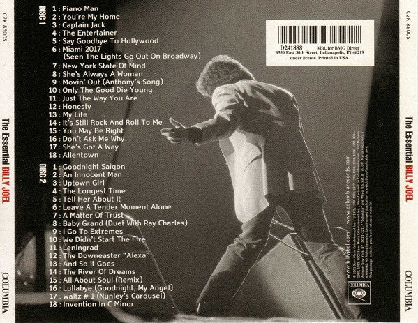 Billy Joel - The Essential Billy Joel (2xCD, Comp, Club) (Very Good Plus (VG+)) - Image 2