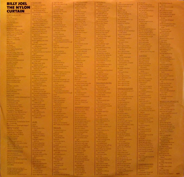 Billy Joel - The Nylon Curtain (LP, Album, RE, Pit) (Very Good (VG)) - Image 5
