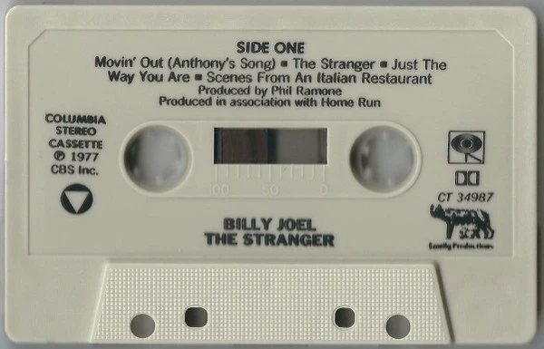 Billy Joel - The Stranger (Cass, Album, RE) (Very Good Plus (VG+)) - Image 3