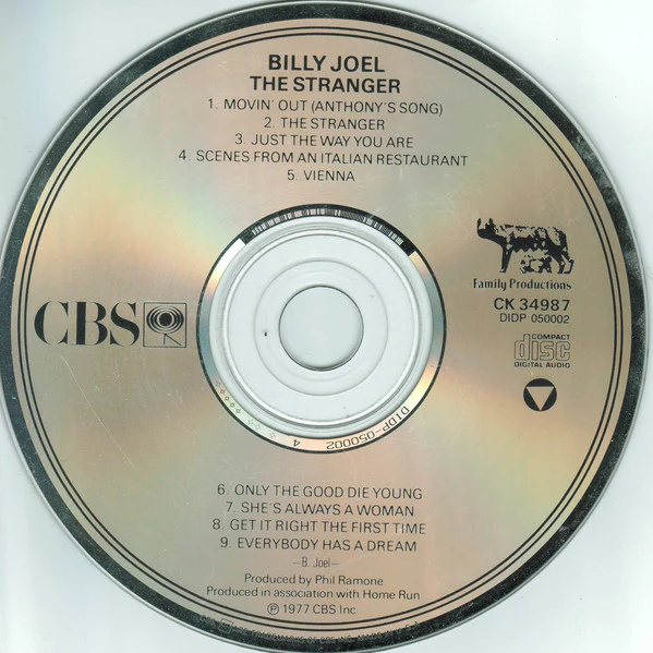 Billy Joel - The Stranger (CD, Album, RE, DID) (Near Mint (NM or M-)) - Image 4