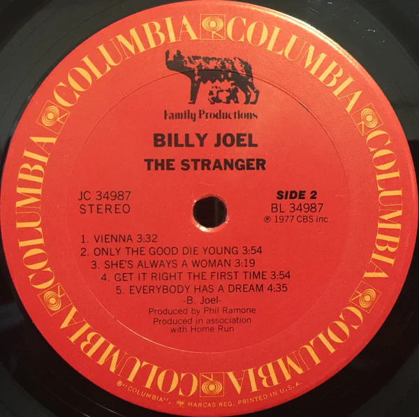 Billy Joel - The Stranger (LP, Album, Pit) (Very Good Plus (VG+)) - Image 4