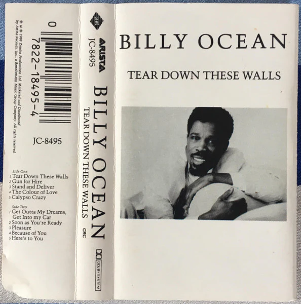Billy Ocean - Tear Down These Walls (Cass, Album, Clu) (Very Good Plus (VG+))