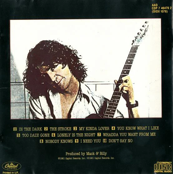 Billy Squier - Don't Say No (CD, Album, RE) (Very Good Plus (VG+)) - Image 5