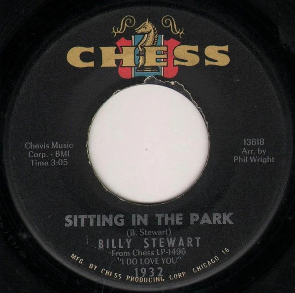 Billy Stewart - Sitting In The Park / Once Again (7") (Very Good (VG))