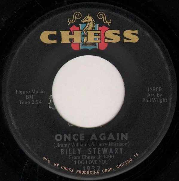Billy Stewart - Sitting In The Park / Once Again (7") (Very Good (VG)) - Image 2