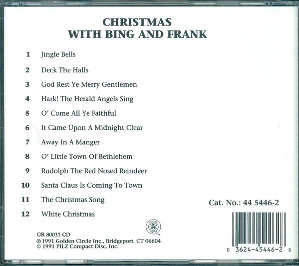 Bing Crosby, Frank Sinatra - Christmas With Bing & Frank (CD, Comp) (Very Good Plus (VG+)) - Image 2