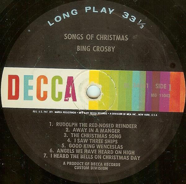 Bing Crosby - Songs Of Christmas (LP, Comp, Mono) (Mint (M)) - Image 3